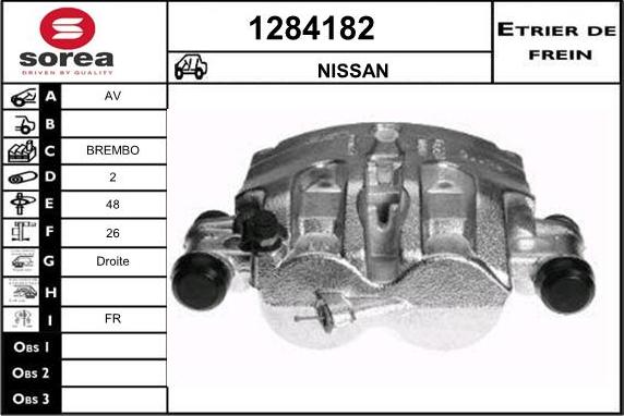 SNRA 1284182 - Гальмівний супорт autocars.com.ua