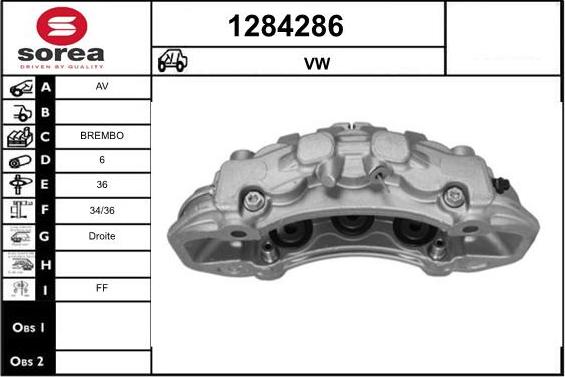 SNRA 1284286 - Тормозной суппорт avtokuzovplus.com.ua