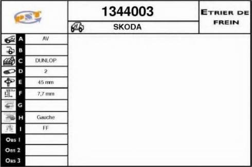 SNRA 1344003 - Тормозной суппорт avtokuzovplus.com.ua