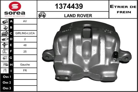 SNRA 1374439 - Гальмівний супорт autocars.com.ua