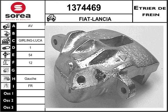 SNRA 1374469 - Гальмівний супорт autocars.com.ua