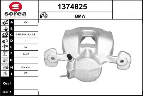 SNRA 1374825 - Гальмівний супорт autocars.com.ua