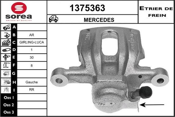 SNRA 1375363 - Тормозной суппорт autodnr.net