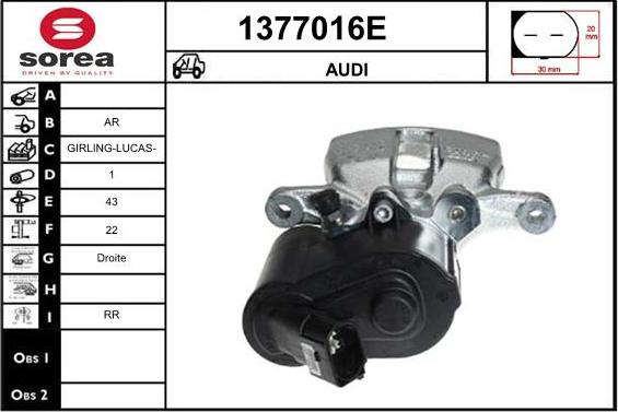 SNRA 1377016E - Тормозной суппорт autodnr.net