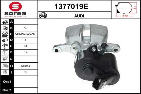 SNRA 1377019E - Тормозной суппорт autodnr.net