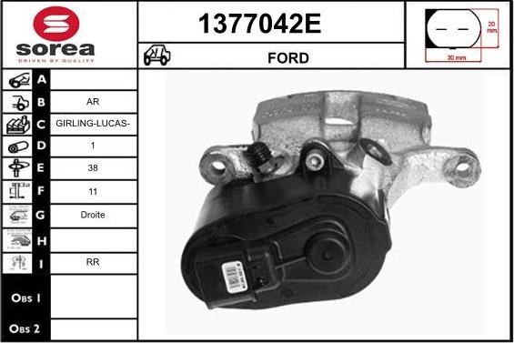 SNRA 1377042E - Тормозной суппорт autodnr.net