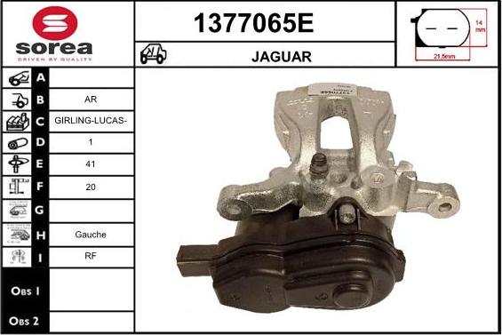 SNRA 1377065E - Гальмівний супорт autocars.com.ua