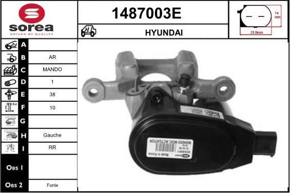 SNRA 1487003E - Тормозной суппорт autodnr.net