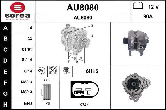 SNRA AU8080 - Генератор autodnr.net