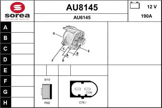 SNRA AU8145 - Генератор autodnr.net