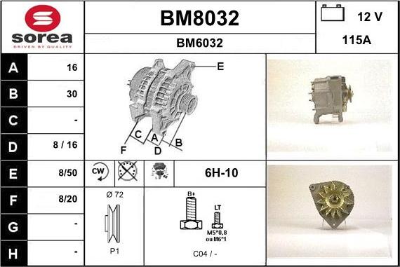 SNRA BM8032 - Генератор autocars.com.ua