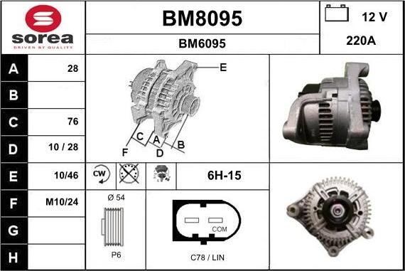 SNRA BM8095 - Генератор autodnr.net