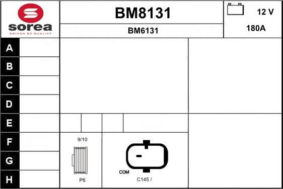 SNRA BM8131 - Генератор avtokuzovplus.com.ua