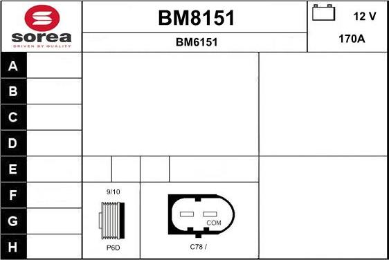 SNRA BM8151 - Генератор autodnr.net