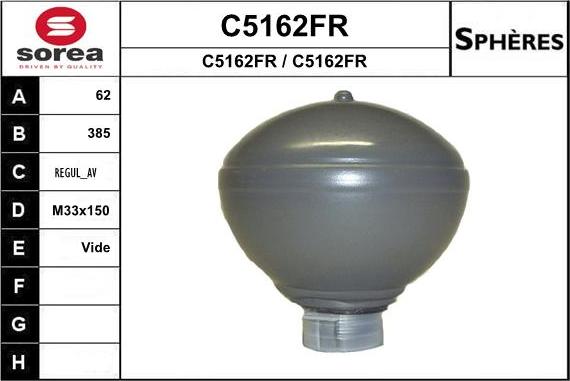SNRA C5162FR - Гидроаккумулятор, подвеска / амортизация avtokuzovplus.com.ua