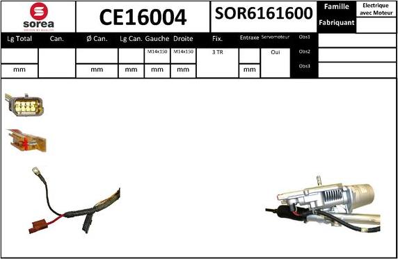 SNRA CE16004 - Рулевой механизм, рейка avtokuzovplus.com.ua