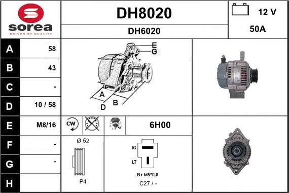 SNRA DH8020 - Генератор autodnr.net