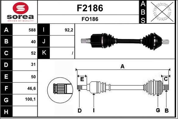 SNRA F2186 - Приводной вал avtokuzovplus.com.ua