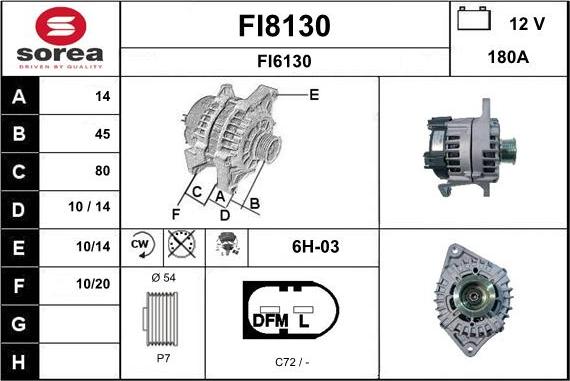 SNRA FI8130 - Генератор autodnr.net