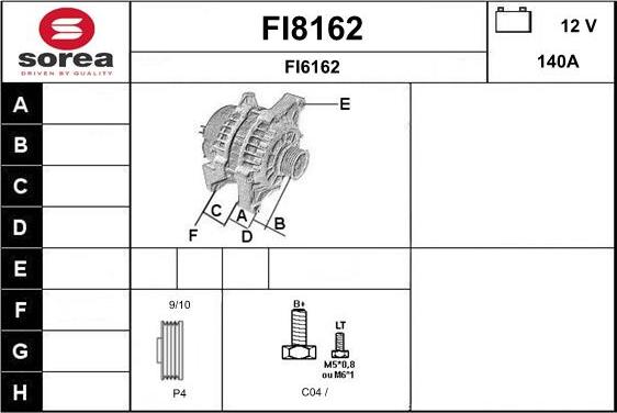 SNRA FI8162 - Генератор autodnr.net