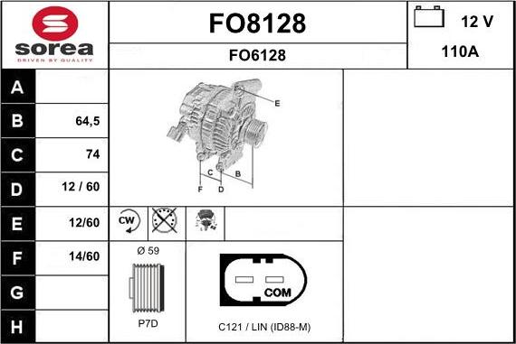 SNRA FO8128 - Генератор autodnr.net