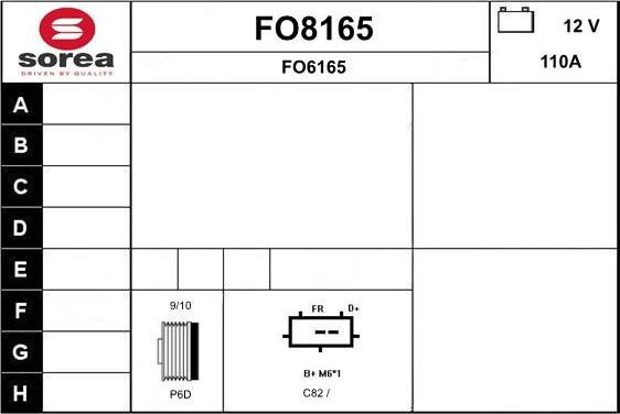 SNRA FO8165 - Генератор autodnr.net