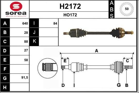 SNRA H2172 - Приводной вал autodnr.net