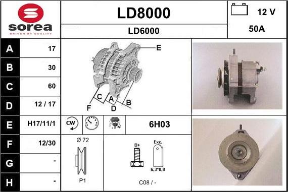 SNRA LD8000 - Генератор autocars.com.ua