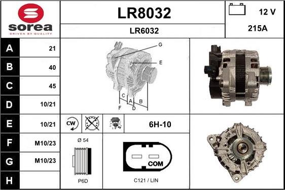 SNRA LR8032 - Генератор autocars.com.ua