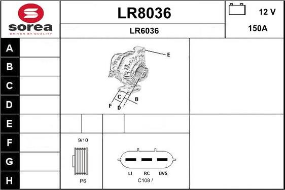 SNRA LR8036 - Генератор autodnr.net