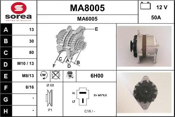 SNRA MA8005 - Генератор autodnr.net