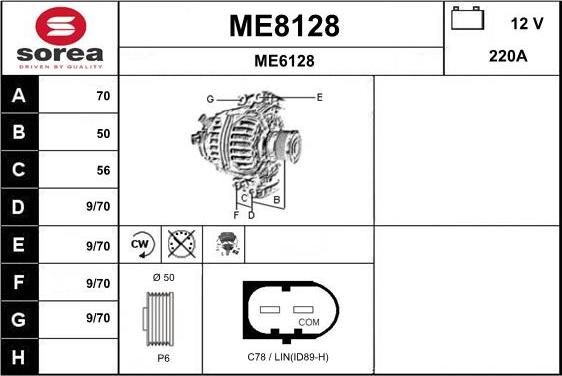 SNRA ME8128 - Генератор autodnr.net