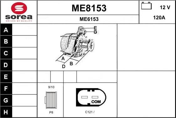 SNRA ME8153 - Генератор autodnr.net