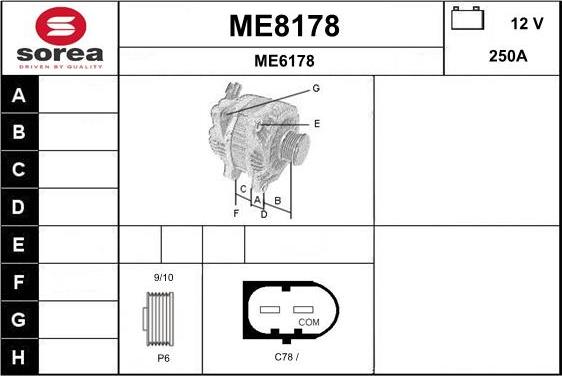 SNRA ME8178 - Генератор autodnr.net