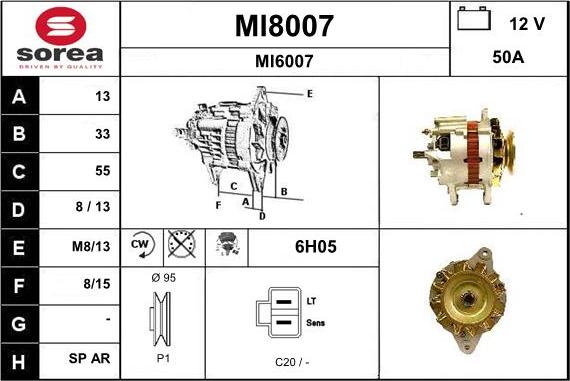 SNRA MI8007 - Генератор avtokuzovplus.com.ua