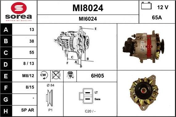 SNRA MI8024 - Генератор avtokuzovplus.com.ua