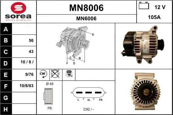 SNRA MN8006 - Генератор autodnr.net