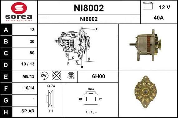 SNRA NI8002 - Генератор autodnr.net