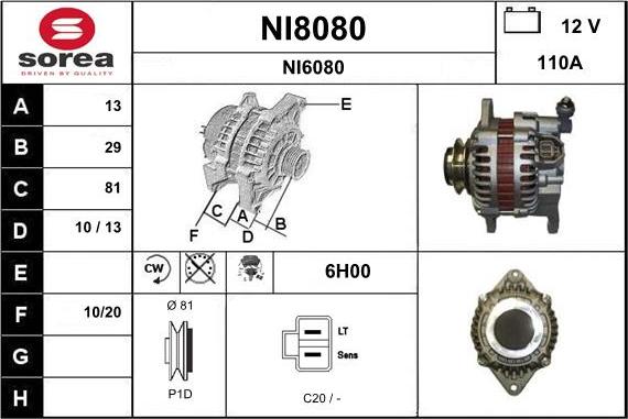 SNRA NI8080 - Генератор autodnr.net