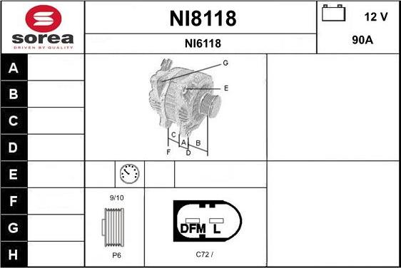 SNRA NI8118 - Генератор autodnr.net