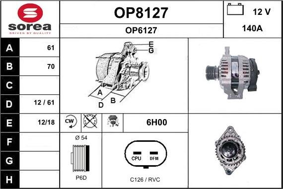 SNRA OP8127 - Генератор autodnr.net