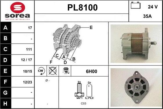 SNRA PL8100 - Генератор autodnr.net