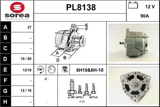 SNRA PL8138 - Генератор autodnr.net