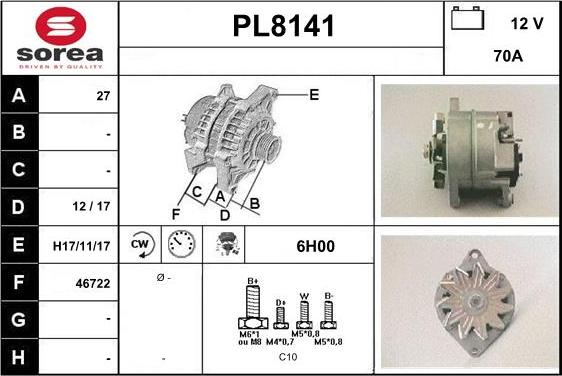 SNRA PL8141 - Генератор autodnr.net