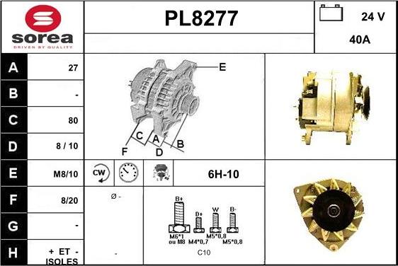 SNRA PL8277 - Генератор autodnr.net