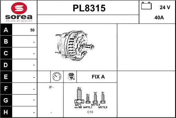 SNRA PL8315 - Генератор autodnr.net