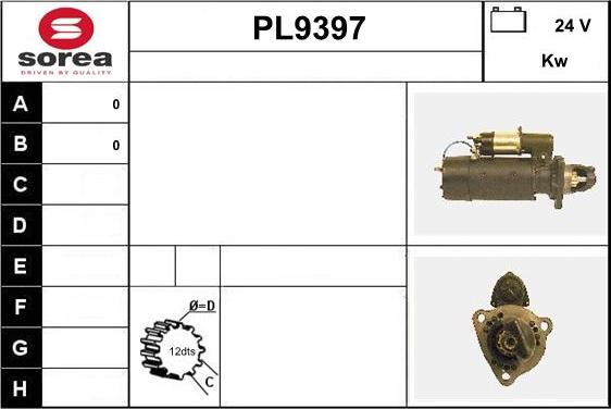 SNRA PL9397 - Стартер avtokuzovplus.com.ua