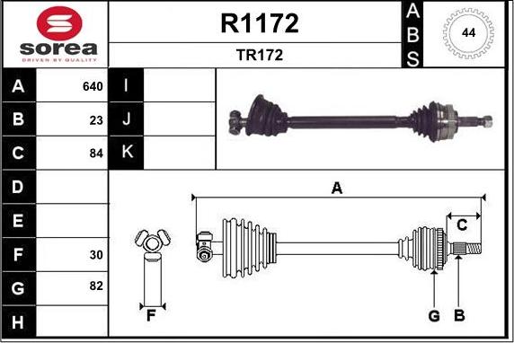 SNRA R1172 - Приводной вал avtokuzovplus.com.ua