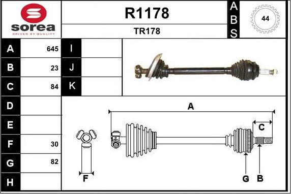 SNRA R1178 - Приводной вал avtokuzovplus.com.ua