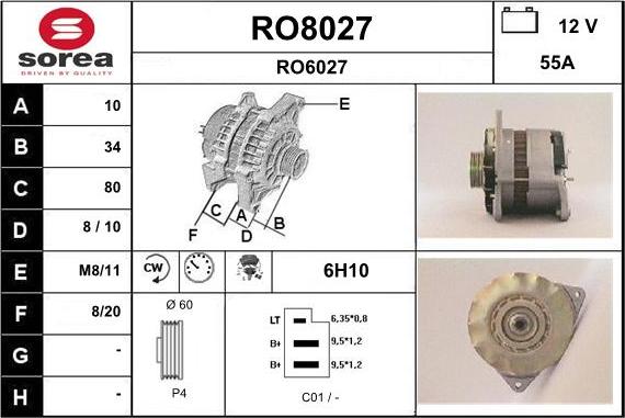 SNRA RO8027 - Генератор autodnr.net